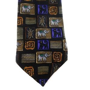 UNICEF men's silk tie featuring animals!